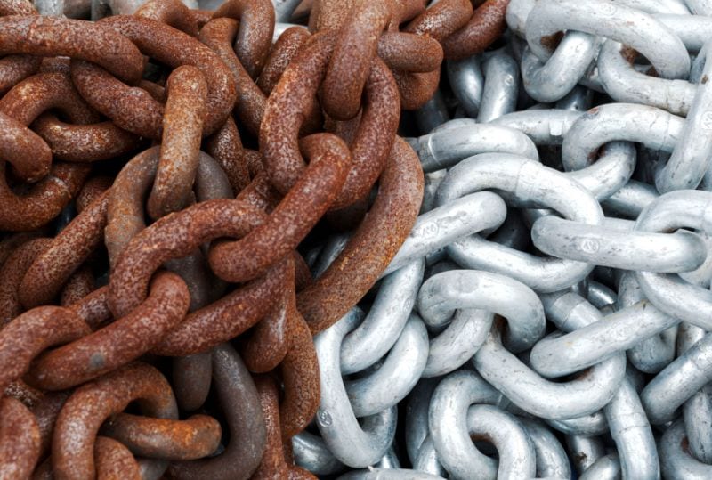 Các biện pháp chống rỉ sét hiệu quả đơn giản