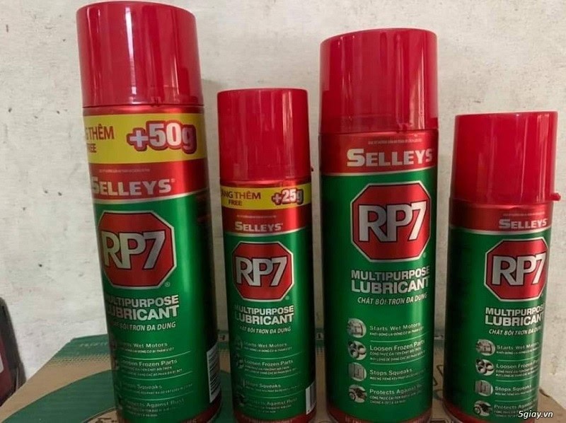 Chai xịt RP7 mang đến kết quả chống rỉ tốt