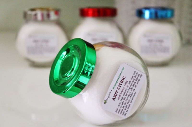 Hóa chất Axit citric chống gỉ sét dễ sử dụng